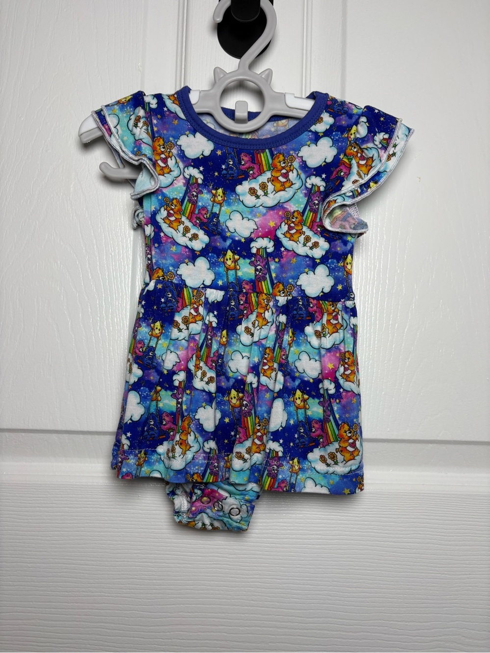 Bamboozle Care Bears Bamboo Twirl Bodysuit Dress 3-6M VGUC